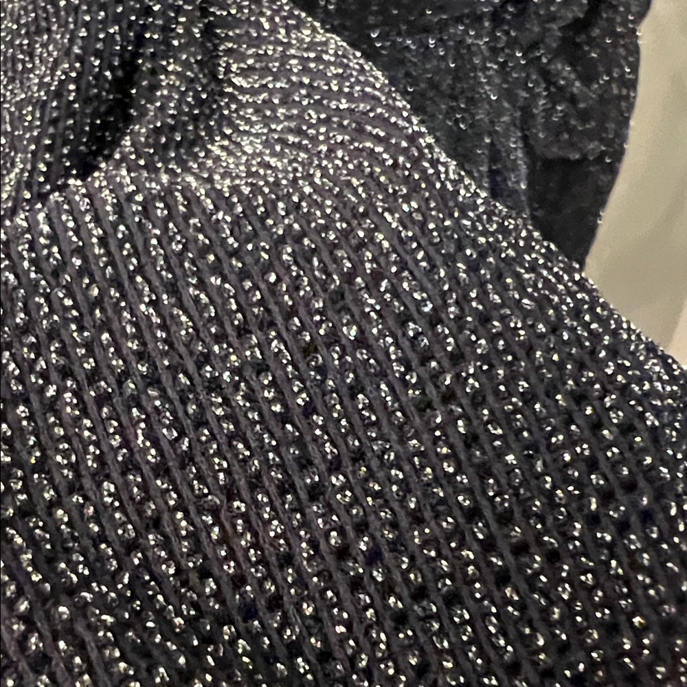 NWOT!!! BCBGeneration Black Metallic Cardigan‎ - Picture 5 of 9